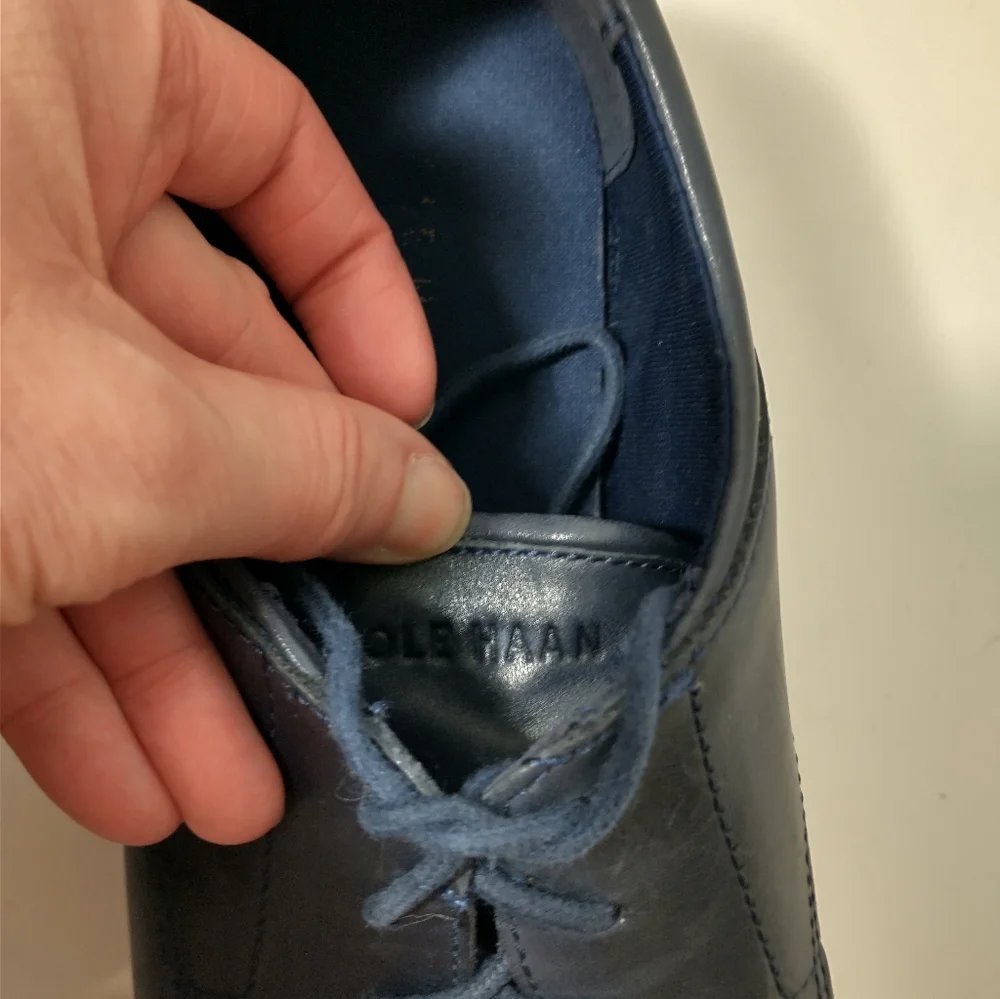 Cole Haan Grand Plus Essex Wedge Oxford,‎ Blue, Men's Size 11.5